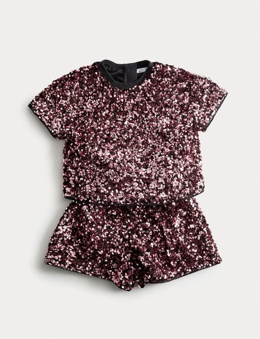 Sequin Top & Bottoms Outfit (2-10 Yrs)