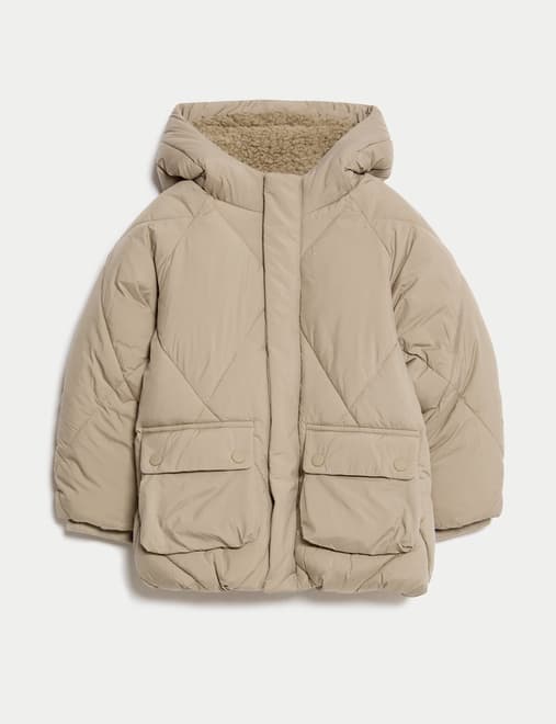 Midweight Padded Hooded Coat (2-8 Yrs)