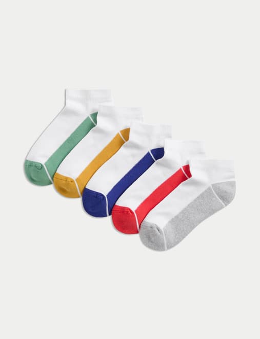 5pk Cotton Rich Cushioned Trainer Liners™ (6 Small - 7 Large)