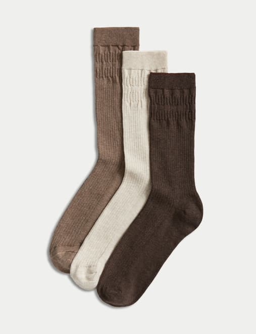 3 Pack Gentle Grip Cool & Fresh™ Socks