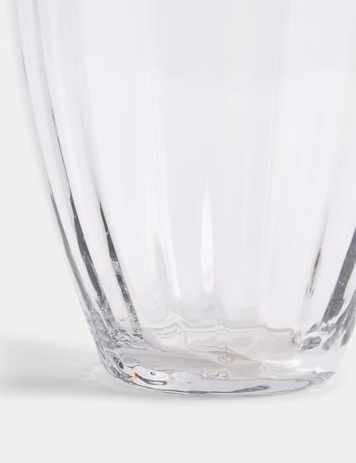 Large Bulb Glass Vase