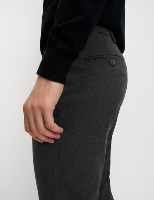 Slim Fit Smart Stretch Trousers