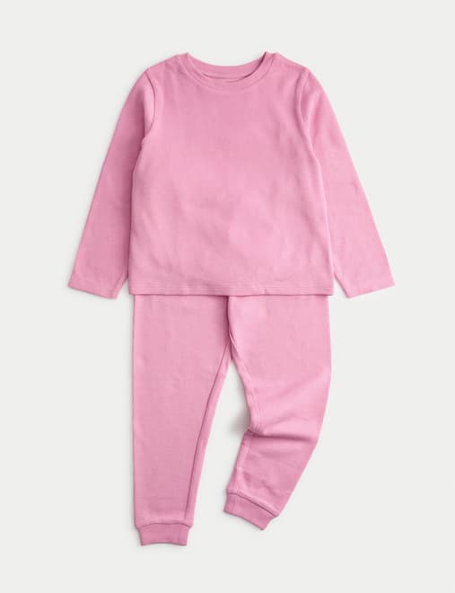 Pure Cotton Waffle Pyjamas (1-16 Yrs)