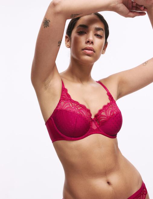 Amelia Lace Wired Full Cup Bra A-E