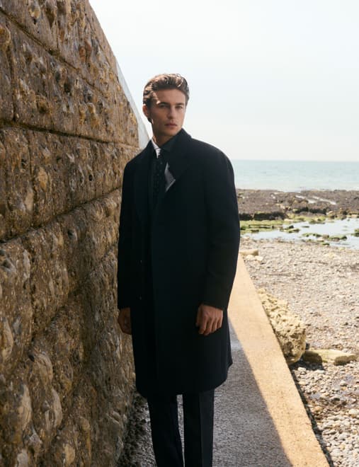 Italian Wool Revere Coat