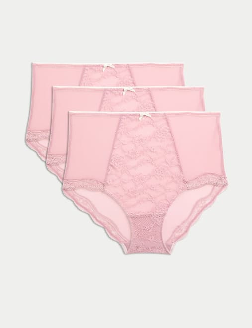 3pk Jasmine Lace Full Briefs