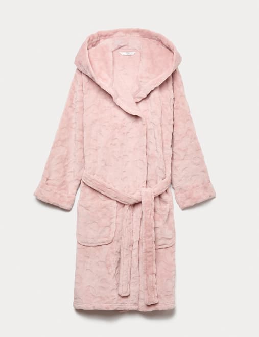 Fleece Leopard Print Dressing Gown (1-16 Yrs)