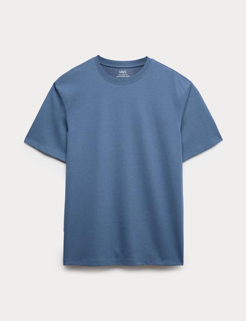 Relaxed Fit Cotton Rich Ultimate Performance Striped T-Shirt