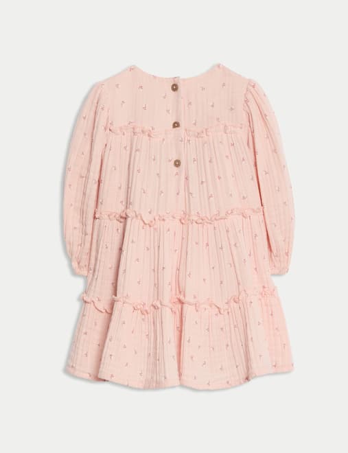 Cotton Rich Ditsy Floral Dress (0-6 Yrs)