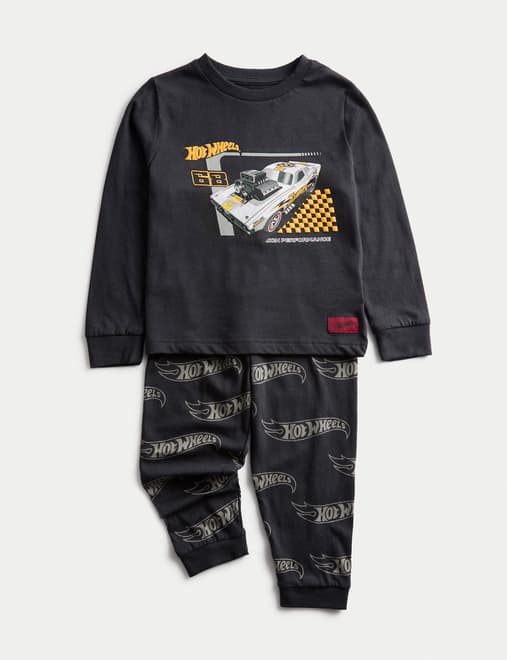 Pure Cotton Hot Wheels™ Pyjamas (1-8 Yrs)