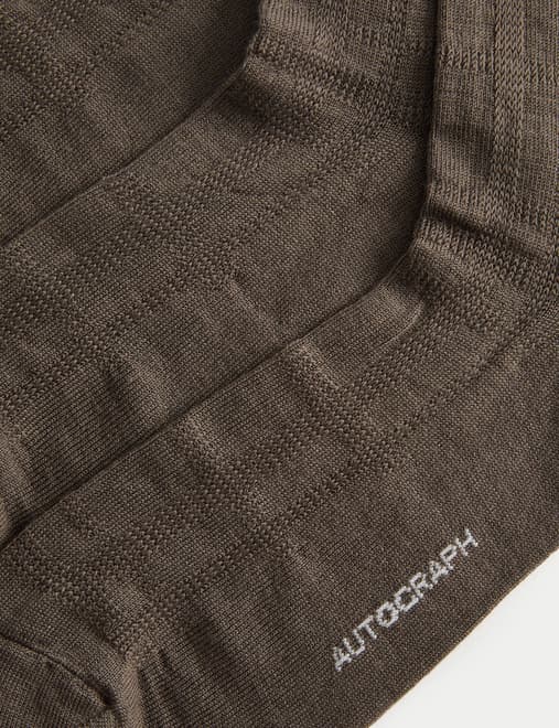 3pk Merino Wool Blend Thermal Socks