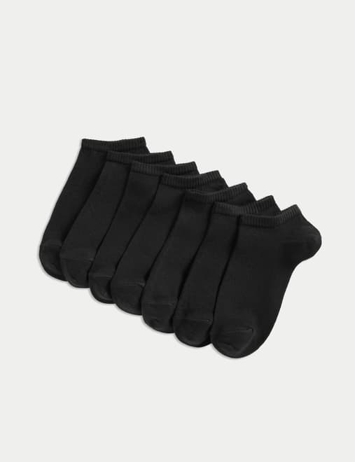 7pk Cotton Rich Trainer Liners (6 Small - 10½ Large)