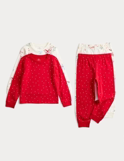 2pk Pure Cotton Fairytale Pyjama Set (1-8 Yrs)
