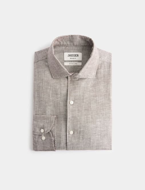 Regular Fit Luxury Linen Cotton Shirt