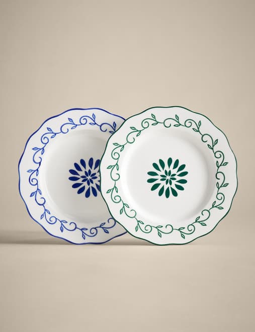 Set of 4 Boho Side Plates