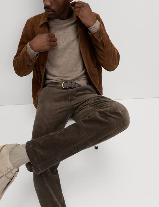 Regular Fit Cotton Rich Luxury Cord Chinos