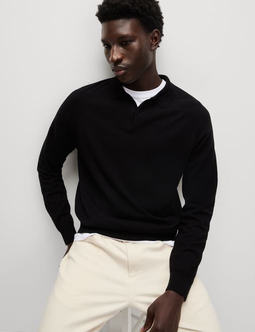 Cotton Rich Knitted Polo Shirt