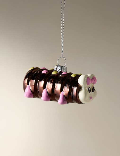 Connie the Caterpillar™ Glass Hanging Decoration