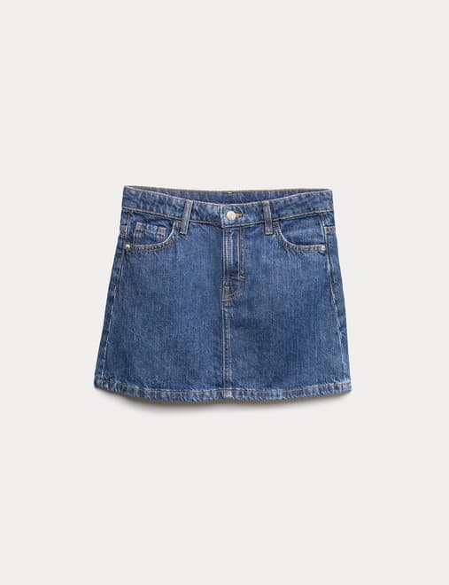 Denim Mini Skirt (2-16 Yrs)