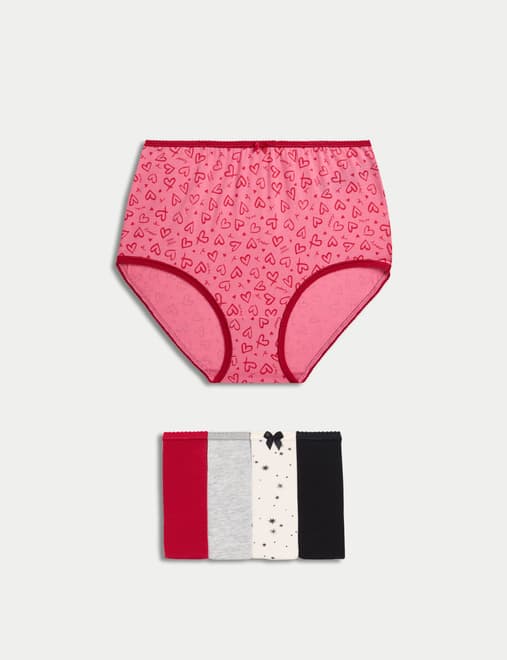 5pk Cotton Lycra™ Full Briefs