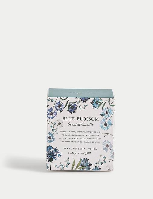 Blue Blossom Scented Candle