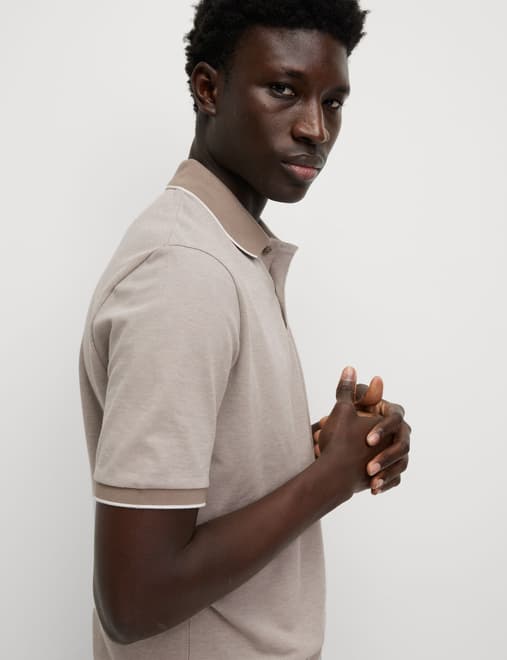 Ultimate Tipped Pique Polo Shirt