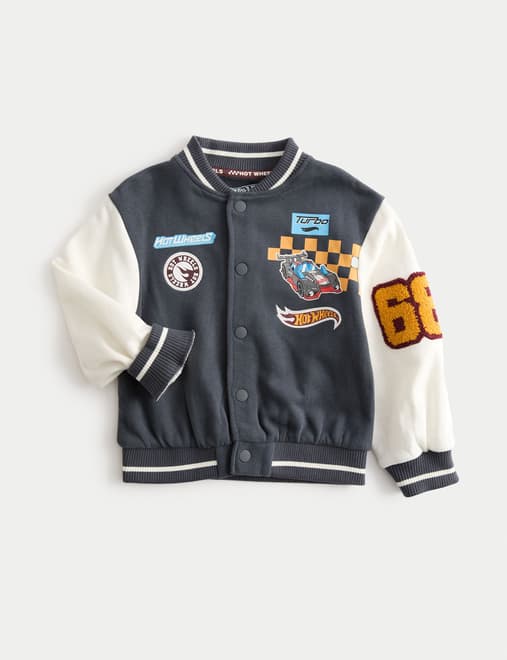 Cotton Rich Hot Wheels™ Bomber Jacket (2-8 Yrs)