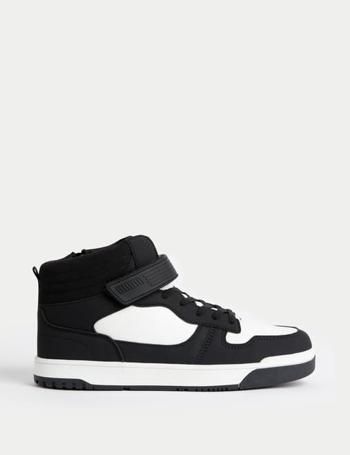 Kids' Freshfeet™ Riptape High Top Trainers (4 Small - 7 Large)