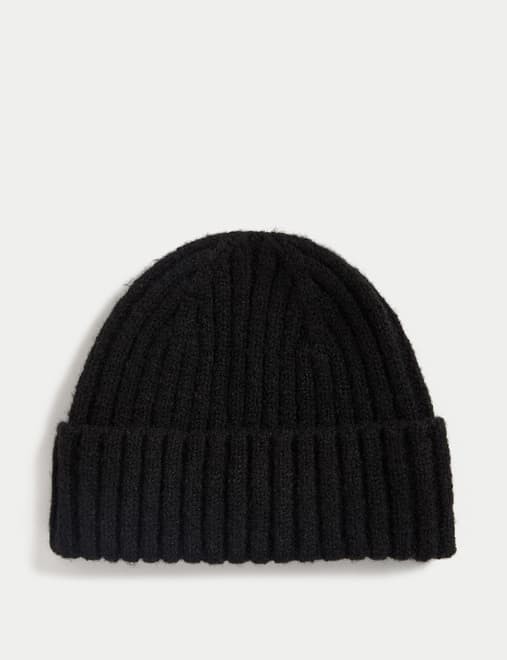 Kids' Knitted Ribbed Beanie Hat (0-13 Yrs)