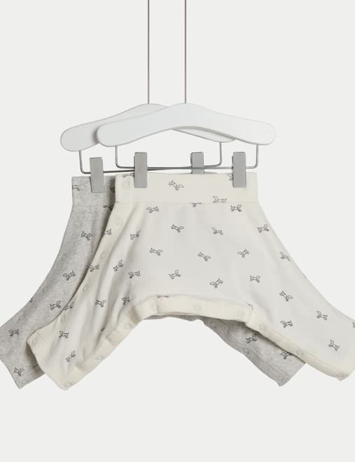 2pk Hip Dysplasia Cotton Rich Stars Joggers (7lbs-1 Yrs)