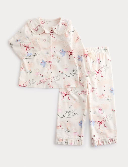 Pure Cotton Fairytale Print Pyjamas (0-8 Yrs)