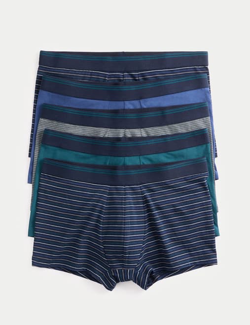 5pk Cotton Stretch Cool & Fresh™ Striped Hipsters