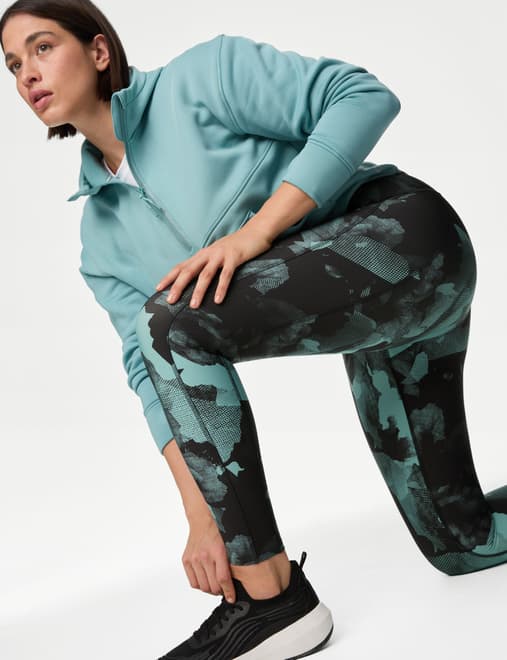 Go Move Printed High Waisted Gym Leggings