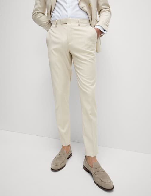 Slim Fit Stretch Suit Trousers