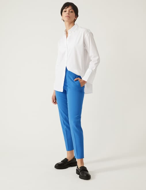 Tapered Ankle Grazer Trousers