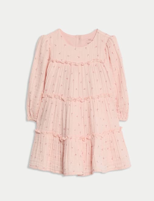 Cotton Rich Ditsy Floral Dress (0-6 Yrs)