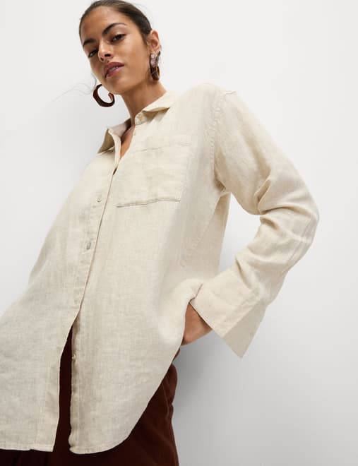 Pure Linen Relaxed Shirt