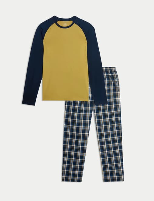 Mens thermal pyjamas marks and spencer sale