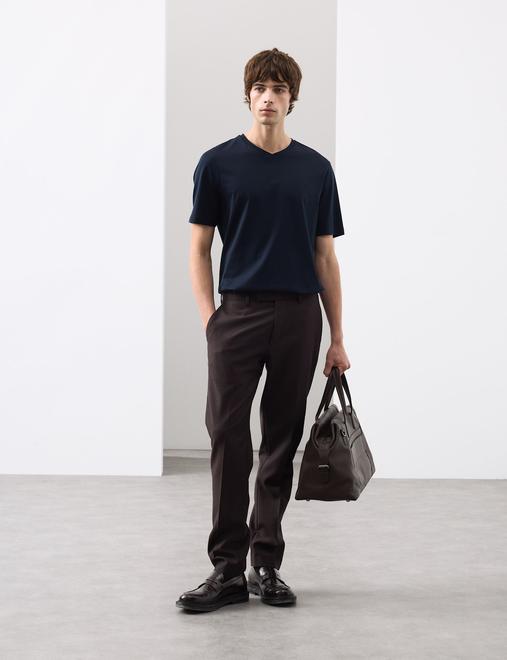 Pure Supima® Cotton V-Neck T-Shirt