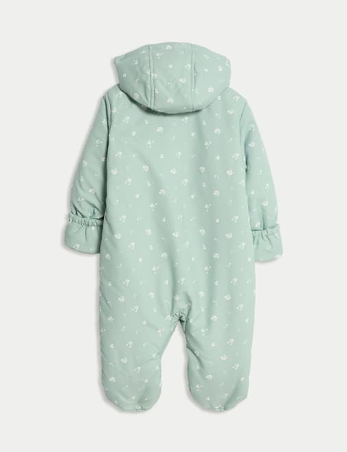 Ditsy Print Snowsuit (0-3 Yrs)