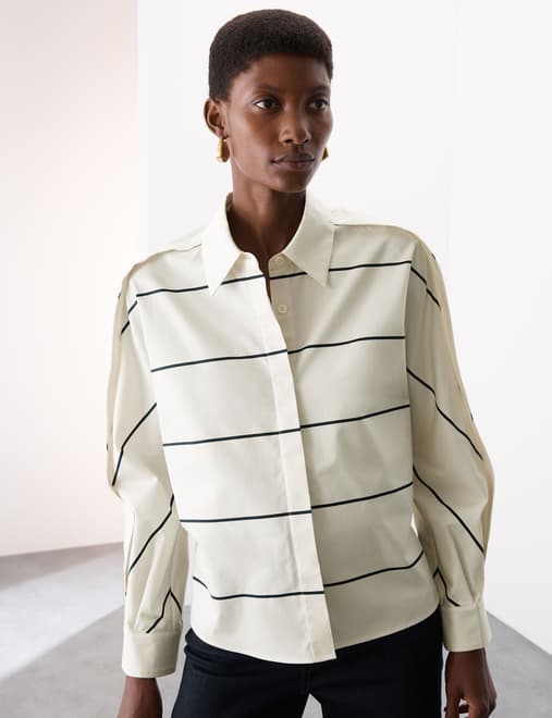 Pure Cotton Relaxed Shirt