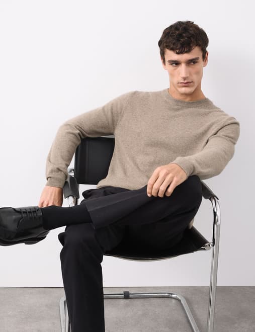 Pure Cashmere Crew Neck Jumper