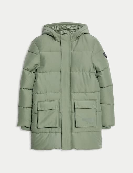 Longline Padded Coat (6-16 Yrs)