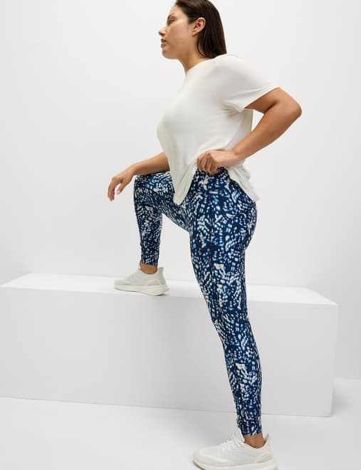 Go Move Printed High Waisted Gym Leggings