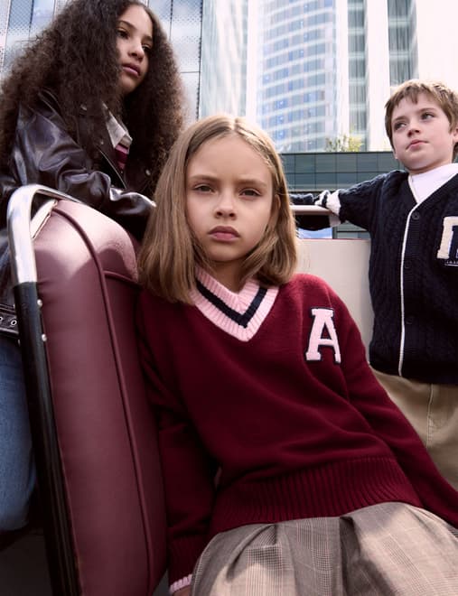 Varsity Knitted Jumper (6-16 Yrs)