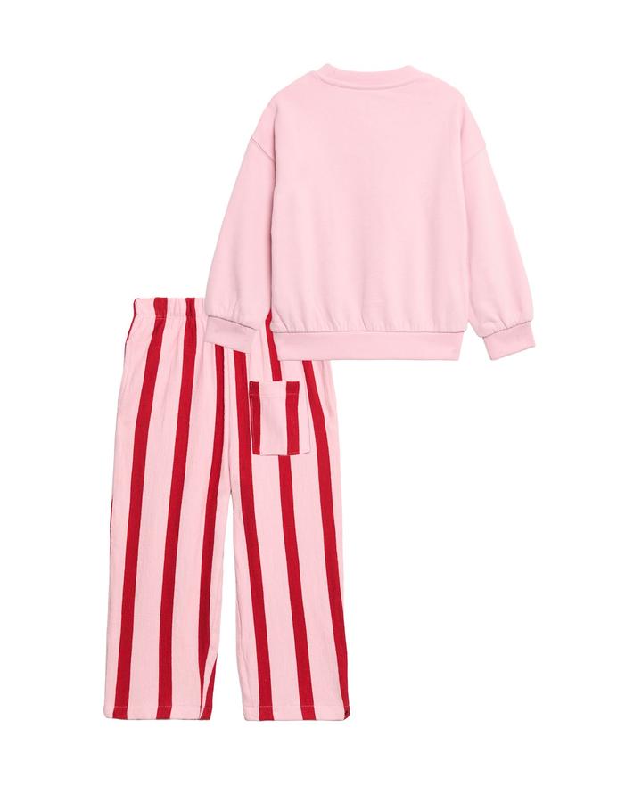 Cotton Rich Graphic Dog Sweatshirt Outfit (2-8 Yrs)