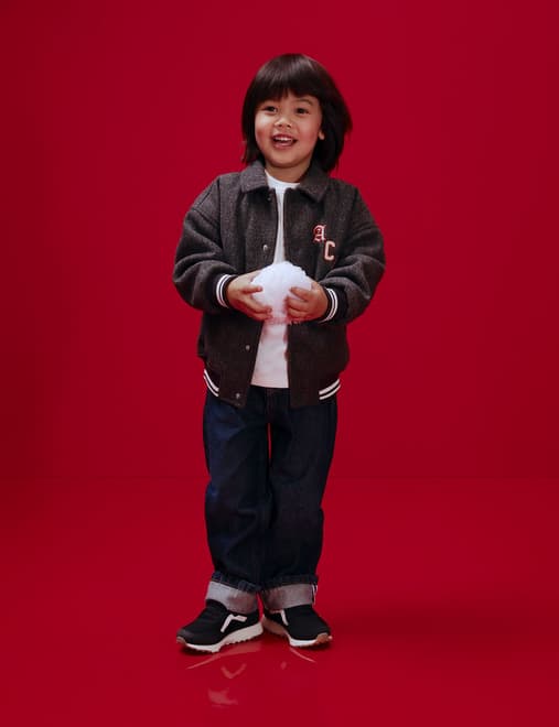 Embroidered Baseball Bomber Jacket (2-8 Yrs)