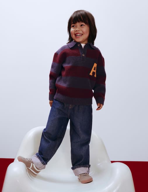 Turn Up Denim Jean (2-8 Yrs)