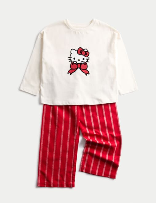 Pure Cotton Hello Kitty™ Graphic Pyjamas (3-16 Yrs)