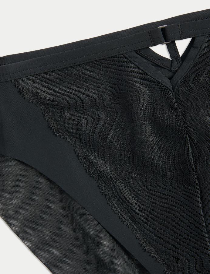 Kyoto Lace High Waisted High Leg Knickers